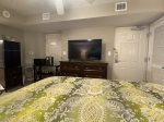 King Size Bed and Large Flat Screen Smart TV